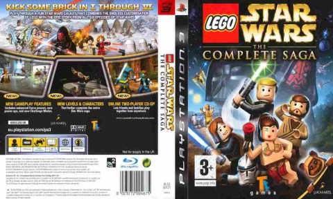 Игра Lego Star Wars the comlete saga, Sony PS3, 172-136, Баград.рф